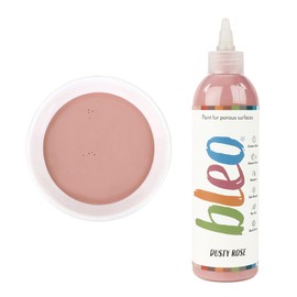 Guild Lane Bleo Fabric Paint – Upcycle & Transform Textiles, Wood and Cork – Non-Toxic, Waterproof & Fade-Resistant – Easy to Apply Paint (Dusty Rose, Pink, 250ml)