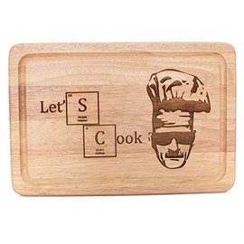 Breaking Bad Inspired 'Lets Cook' Walter White Wooden Cutting/Chopping Board