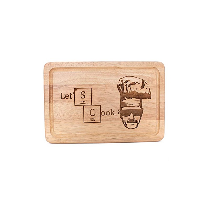 Breaking Bad Inspired 'Lets Cook' Walter White Wooden Cutting/Chopping Board