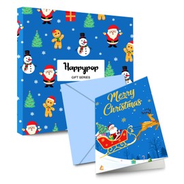 HAPPYPOP Christmas Gifts Stocking Socks for Men Women - Duck Socks Xmas Stocking Stuffers for Teens, Santa Socks for Christmas
