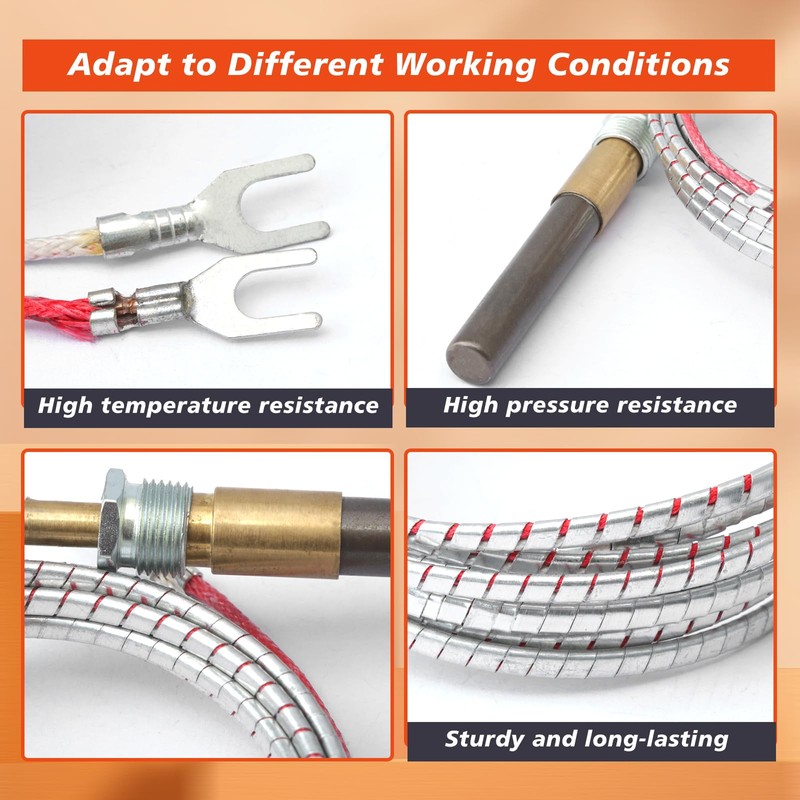 Q313 M1265X 2J-M1265A Thermopile with Armoured Cable Compatible with Pizza