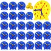 Batiyeer 25 Pcs Teaching Clock Kit Learn to Tell Time