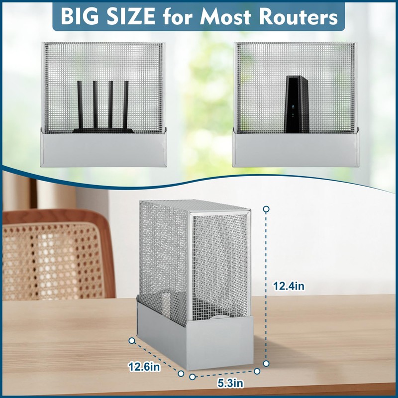 Fengind Large WiFi Router Cover, About 90% of WiFi Router