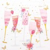 20 Napkins Party Glasses Pink | Hen Party | Table