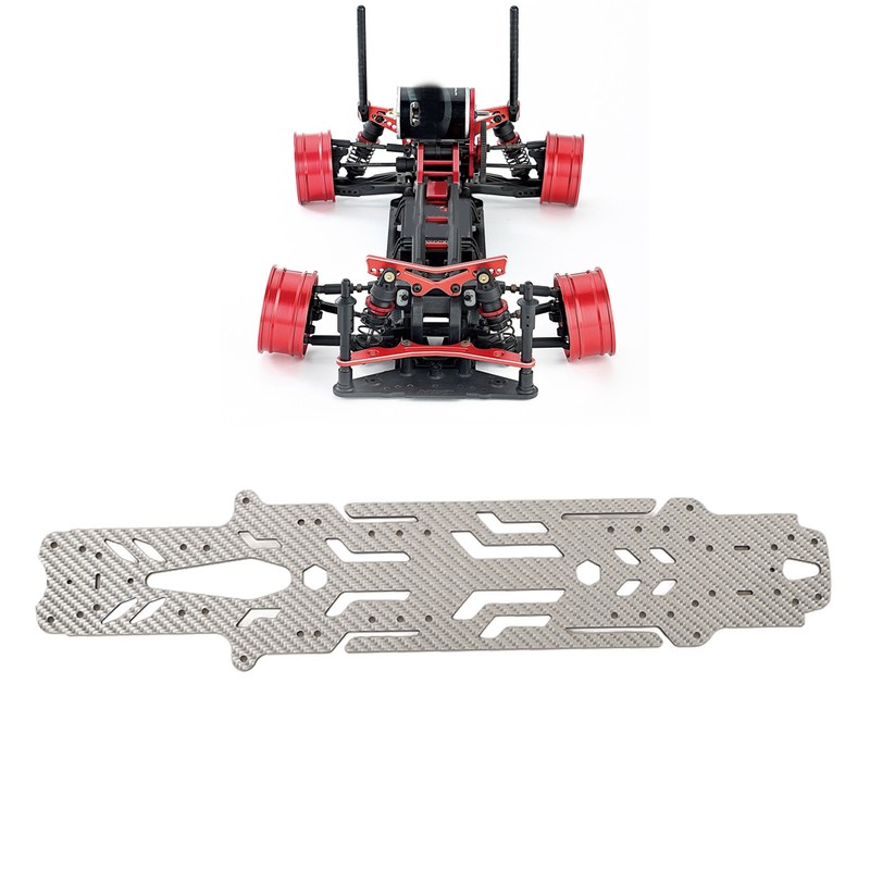 RC Car Chassis Plate Narrow Vertical High Traction Carbon Fiber