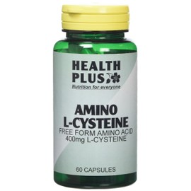 Health Plus Amino L-Cysteine 400mg Amino Acid Supplement - 60 Capsules
