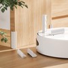 INCREWAY Baseboard Corner Blocks, 8PCS Silicone Self Adhesive Safety Corner