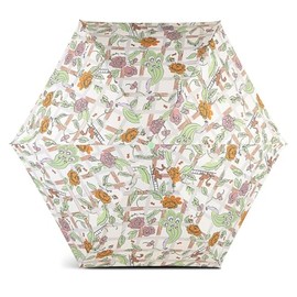 RADLEY London Womens Ladies Girls Mini Telescope Foldaway Superlite Responsible Umbrella Regents Rose in Cream