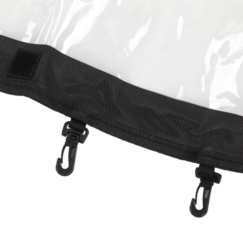 Transparent Hiking Map Pouch with 2 Additional Straps Waterproof TPU
