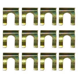 Brake Line Clips, 12pcs Parking U Shaped Vehicles Brake Line Clip Cable Truck Hose Retainer Door