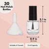 Mini botellas vacías de esmalte de uñas de 5 ml