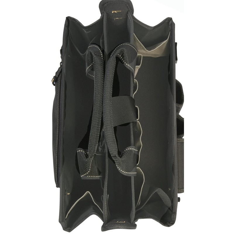CLC Custom LeatherCraft 1529 16 In. Center Tray Tool Bag,