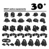 Pamvava Military Weapons Pack, WW2 Army Gear Kit Bricks Accessories