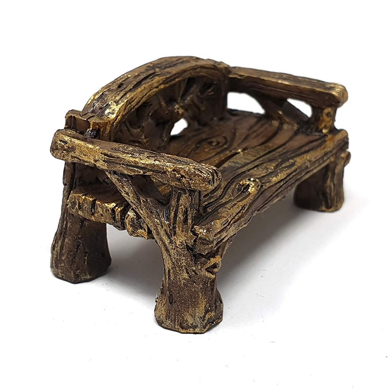 Fiddlehead fairy garden Accessories - Rustic Bench