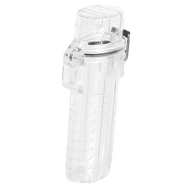 Healeved Lighter Case Cover Holder Pill Keychain Lighter Protective Sleeve Clear Coat Case for Container Reusable Lighter Storage Case Covers Lighters Mini Lighter Holder Plastic, 9X4.2CM