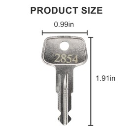 2854 X-Cargo Luggage Roof Keys,X-Cargo Roof Rack Key Karrite Ski Bike xcargo Carrier Skyline Sportrack XL,Replacement Key for X-Cargo roof Racks[2 Pack]