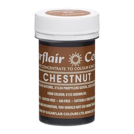 Sugarflair - Sugarflair Food Colouring Gel Paste Icing Colour - Chestnut