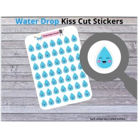 Homemade Water Bill / Hydration Planner Stickers #14  / Planner Stickers  / Water Bill