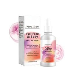 Facial Serum Full Face & Body Skin Care Serum Recuces Wnnkies & Dark Spot Ultra Hydrating Serum to Pore Minimizer for Face & Active Skin Repair Texture, Suitable for All Skin Types