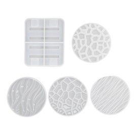 Silicone Mold Unique 3D Wavy Design Exquisite Beautiful Durable Reusable Mould for DIY Coasters