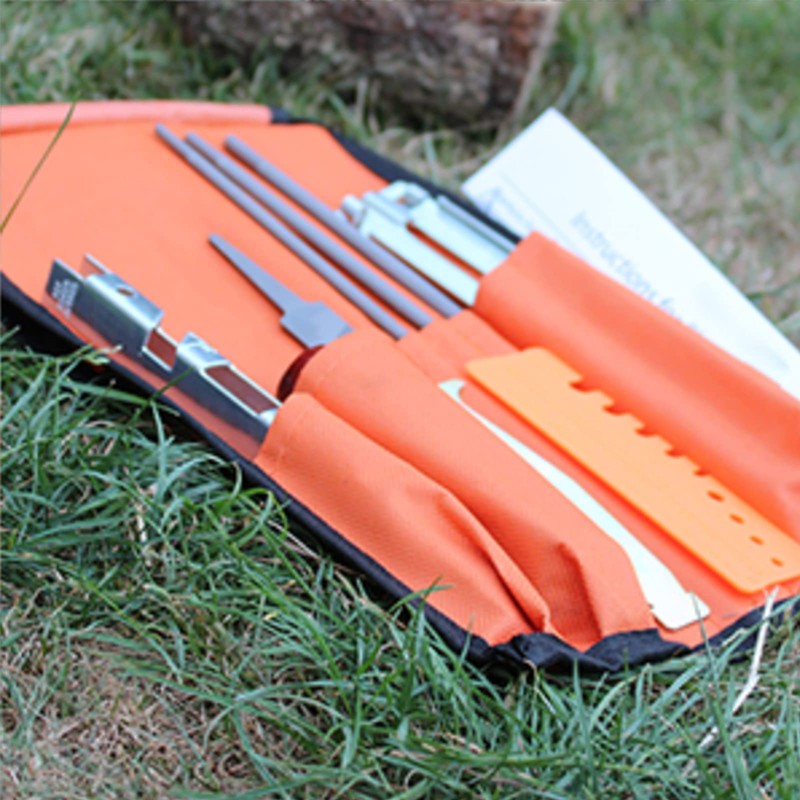 Chainsaw Sharpener File Set, 10 Pieces Chainsaw Chain Universal Sanding