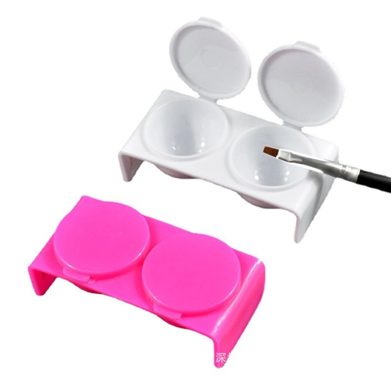 1 Piece Double Cup Nail Art Cup Bowl Acrylic Liquid