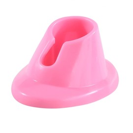 Galyacht Pink Soft Rubber Nail Polish Bottle Holder Stand Anti-Spill Nail Art Organizer Display Manicure Tools for Nail Art Salon Durable Design Nail Polish