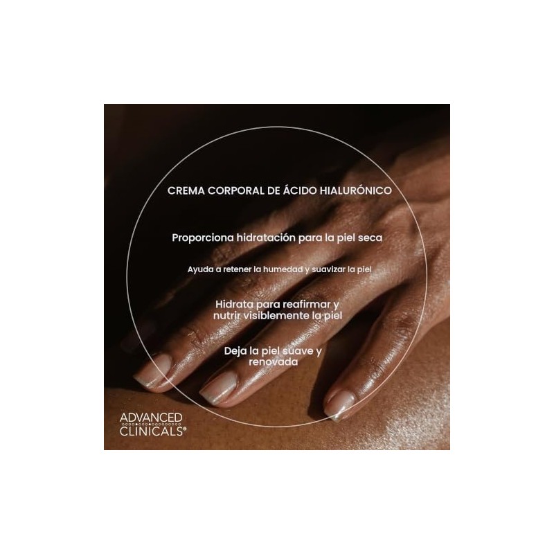 ADVANCED CLINICALS 2 PACK SET - CREMA CORPORAL ACIDO HIALURONICO