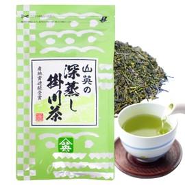 Shizuoka Kakegawa Deep Steamed Green Tea Leaf Tea with Zipper Chasaba Agricultural Heritage AYR Sanei