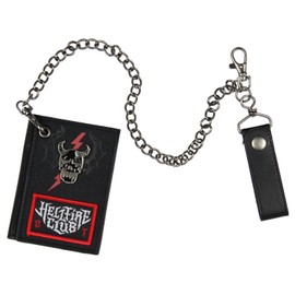 Stranger Things Hellfire Club Demogorgon Hunter Tri-Fold Snap Chain Wallet