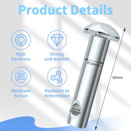 Bolt for Hanging Chair, Hammocks, Swings, Safety Bolts with Cotter Pin for Hanging Chair, Hanging Chair Accessories, Mounting Material for Hammocks, Floating Chair, 8 cm