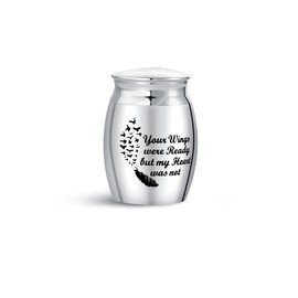 SBI Jewelry Small Urn for Ashes Keepsake Memorial Cremation Urn for Dad Son Mum Daughter