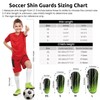 Children's Shin Pads, Football Shin Pads, Football Equipment with Adjustable