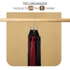 ZEDODIER Belt Hanger, Rotatable Belt Rack Closet Accessories Organizer, Maximum