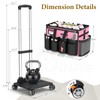 MUNNAR Cleaning Caddy with Wheels - Rolling Cleaning Caddy Bag