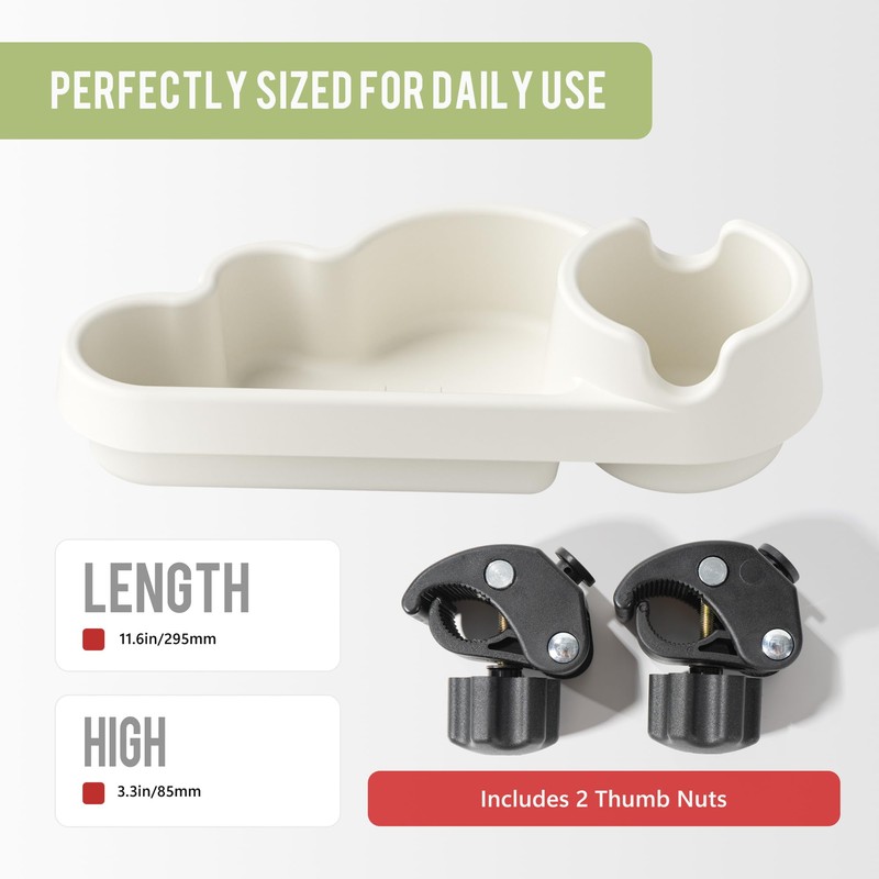 Li & Zhao Universal Stroller Snack Tray Attachment - Universal