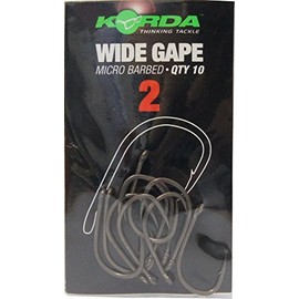 Korda Wide Gape Carp Hook, Size: 2