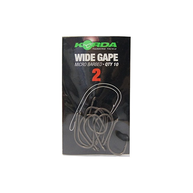 Korda Wide Gape Carp Hook, Size: 2