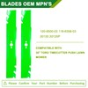 JSXDNWYJ 120-9500-03 116-6358-03 20120 20120P Timemaster 30 inch Mulching Blades