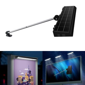 Solar Sign Light, 232 LED Billboard Light, 8000 mAh Sign Lights Outdoor, Waterproof Commercial Lighting Solar Powered for Real Estate Signs, Business