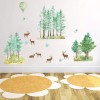 DaraBaby Vinil Decorativo Bosque Venados Sala Habitación Estancia
