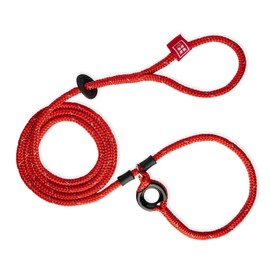 Harness Lead No Pull Dog Harness and Leash Set, Anti Pull Dog Harness for All Breeds and Sizes, One-Piece Cushioned Rope Design Safely Prevents Escaping and Pulling (Medium/Large, Red/Reflective)