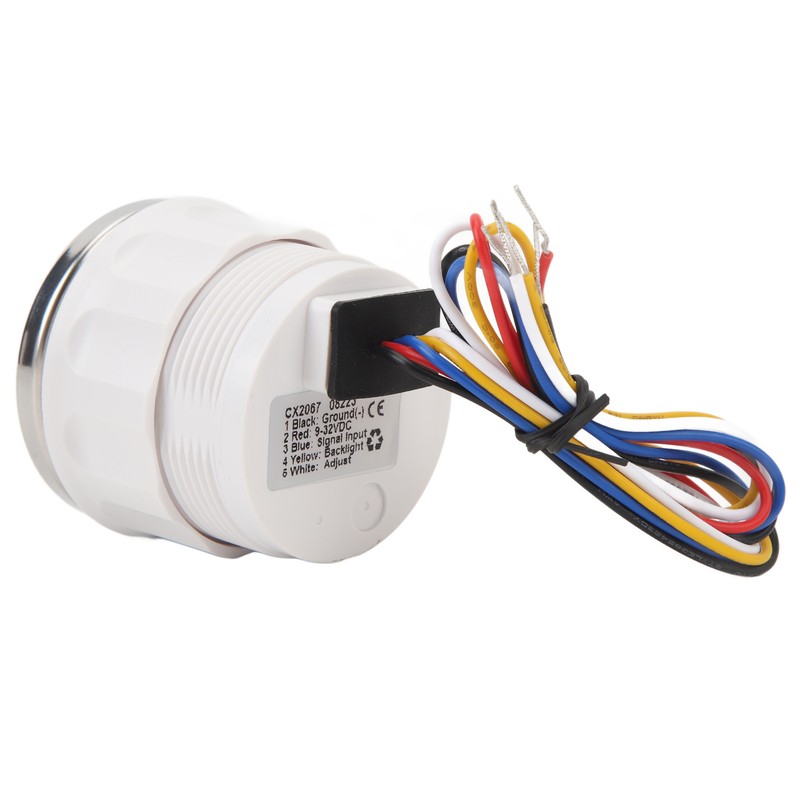 2in Fuel Level Gauge Colorful Backlight Fuel Level Meter for