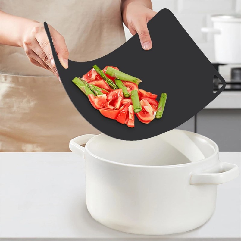 WK Flexible Plastic Cutting Mats Non-Slip BPA Free Dishwasher Safe