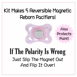 Reversible Magnetic Reborn Pacifier Making Kit! DIY (Makes 5 Pacis)