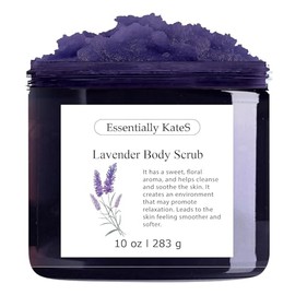 Essentially KateS- Exfoliante corporal y para pies con lavanda, 10 oz (paquete de 1)