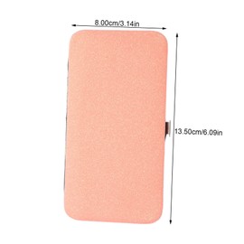 PACKOVE Eyelash Tweezers Storage Case Portable Makeup Organizer for Lash Extensions and Eyebrow Tools Stylish Container Magnetic Closure for Daily Use and Travel