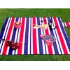 ANJ XXL 3-Layer Waterproof Outdoor Blanket for Picnic and Beach(Red