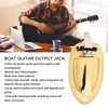 Boat Guitar Output Jack Gold Metal Electric Guitar Pickup Output