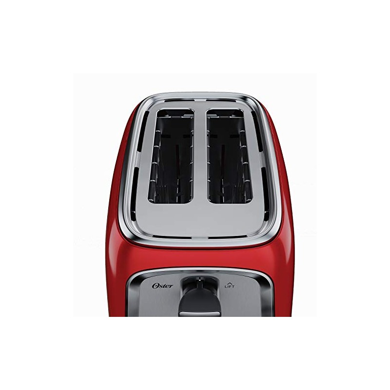 Oster® 2-Slice Toaster with Advanced Toast Technology Candy Apple Red